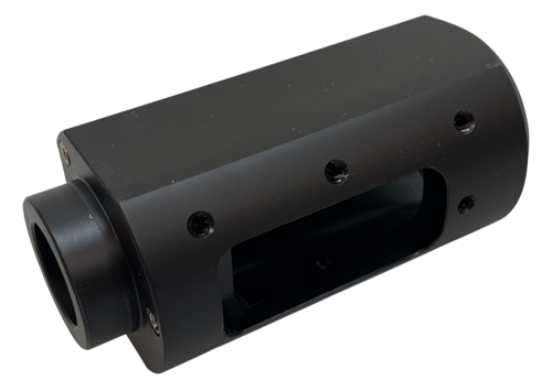 Das Gehäuse mit den Ensat-Buchsen