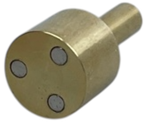 Hammerhoved - Kontaktstykke Ø25X20mm med magnet og M10mm gev