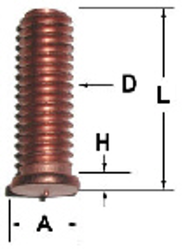 SC STUD ST 37 M5 X 16
