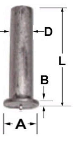 UT STIFT Ø6x20 Matr. MS63