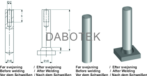UD Stift Ø20X80 mm Matr. A2-50 efter EN ISO 13918